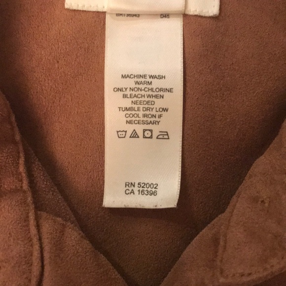 Faux suede shirt - Picture 3 of 5